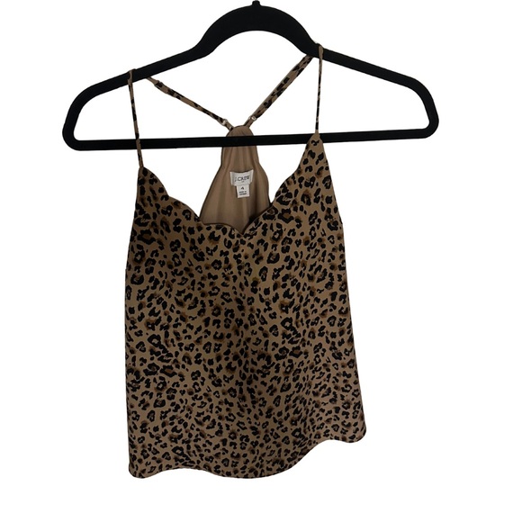 JCrew Leopard Print Women's camisole top size 4 - Picture 2 of 7